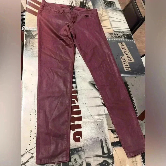 Flying Monkey Pants - Flying Monkey Platinum burgundy pants